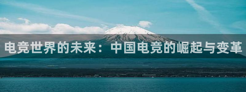 乐竞电竞平台：电竞世界的未来：中国电竞的崛起与变革
