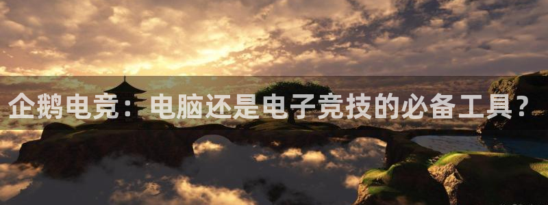乐竞电竞平台：企鹅电竞：电脑还是电子竞技的必备工具？